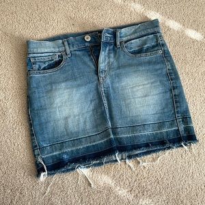 Express Jeans blue jean skirt